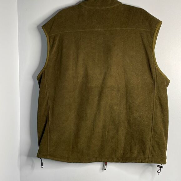Mens XL EMS Full Zip Vest Olive Green Polartec - Picture 6 of 10